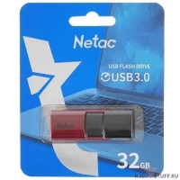 Netac USB Drive 32GB U182 Red USB3.0,retractable [NT03U182N-032G-30RE]