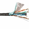 Кабель F/UTP4 (FTP4) cat.6, 4 пары 23 AWG BC, одножильный, экранированный, с крестовиной, для наружных работ, 305м, FLUKE TEST, NETKO Expert