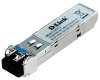 D-Link 312GT2/A1A Модуль SFP с 1 портом 1000Base-SX+ для многомодового оптического кабеля, питание 3,3В (до 2 км)