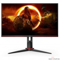 LCD AOC 27" Gaming 27G2SU Black-Red с поворотом экрана {VA curved 1920x1080 165Hz 1ms 178/178 250cd 80M:1}