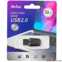 Netac USB Drive 32GB U197 USB2.0, retail version [NT03U197N-032G-20BK]