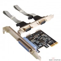 Controller ST-Lab, PCI-E x1, I-580 , 3 ext (2xCOM9M + 1xLPT25F), +LP bracket, Ret