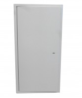 Антивандальный шкаф, 19", 24U, распашного типа, (600x500x1169мм), передняя дверь металл, замок, серый, Netko