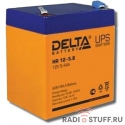 Delta HR 12-5.8 (5.8 А\ч, 12В) свинцово- кислотный аккумулятор  