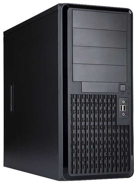 Midi Tower InWin PE689 Black 600W 2*USB 3.0+Fan+Audio+2SATA ATX RACKMOUNT