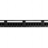 Патч-панель UTP, 19", 24 порта RJ45, cat.5е, 1U, Dual type, NETKO Optima