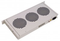 Модуль вентиляторный 19" 1U, 3 вентилятора, регулируемая глубина 200-310 мм