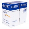 Кабель UTP 6 Eletec 4x2xAWG24 нг(А)-HF, 305 м, медь