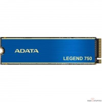 M.2 2280 500GB ADATA LEGEND 750 Client SSD [ALEG-750-500GCS] PCIe Gen3x4 with NVMe, 3350/2450, IOPS 370/190K, MTBF 2M, 3D NAND, 300TBW, 0,33DWPD, RTL (935915)