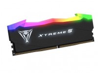 Memory Module PATRIOT Viper Xtreme 5 Gaming DDR5 Общий объём памяти 32Гб Module capacity 16Гб Количество 2 Множитель частоты шины 38 1.45 В RGB черный PVX532G82C38K