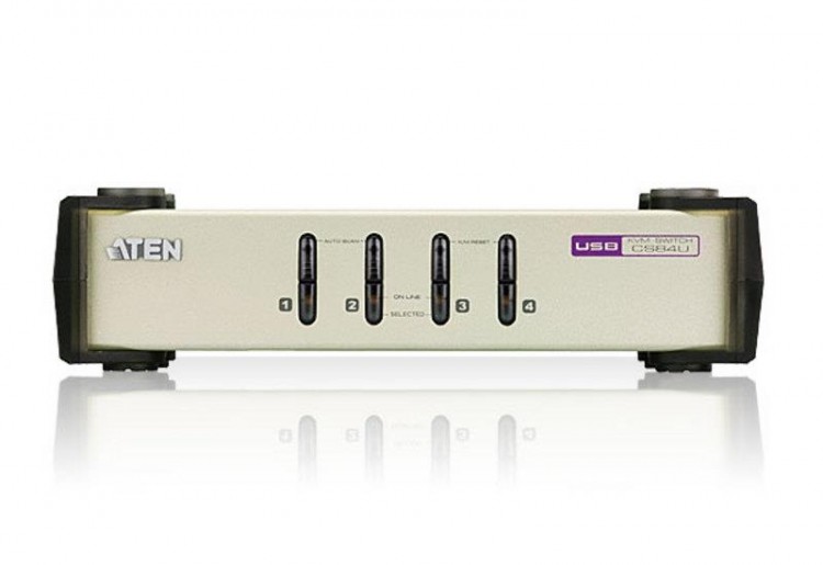 KVM-переключатель Aten CS84U-AT, PS2 USB 4PORT 