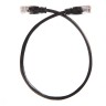 Патч-корд Technolink UTP4 cat 5e, 0,5м, ВС, LSZH, черный, литой коннектор