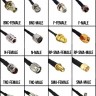 Кабельная сборка RG-58 (UHF-male (PL259) - RP-SMA-female), 30 метров