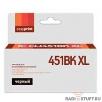 Easyprint CLI-451BK XL Картридж IC-CLI451BK XL для Canon PIXMA iP7240/MG5440/6340, черный, с чипом