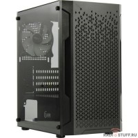 Powercase CMIMZB-L3 Корпус Mistral Micro Z3B Mesh LED, Tempered Glass, 2x 140mm + 1х 120mm 5-color fan, чёрный, mATX  (CMIMZB-L3)