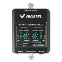Репитер Vegatel VT-900E/2100, 2G/GSM/EGSM/3G/UMTS, усиление 65 дБ