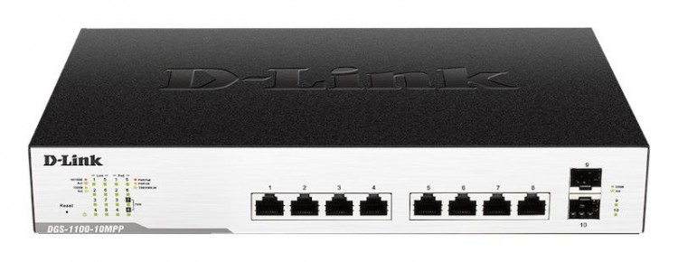 Коммутатор D-Link DGS-1100-10MPP/B1A