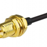 Кабельная сборка RG-58 (UHF-male (PL259) - RP-SMA-female), 5 метров