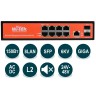 Дверь для шкафа серии Expert 18U Ширина 600, стеклянная, серая, Netko