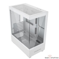Powercase Vision Micro M, Tempered Glass, белый, mATX  (CVMMW-L0)