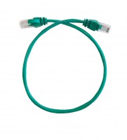 Патч-корд Technolink UTP4 cat 5e, 0,5м, ВС, LSZH, зеленый, литой коннектор