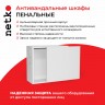 Антивандальный Шкаф 3U пенального типа, (Ш*Г*В 550*220*500мм)  19" направляющие,  передняя дверь металл, замок, серый Netko "M"
