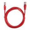 Патч-корд Technolink UTP4 cat 5e, 1,5м, ВС, LSZH, красный, литой коннектор