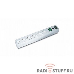 MOST Сетевой фильтр RG 10М 10м (6 розеток), белый {544421}
