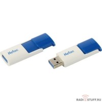 Netac USB Drive 128GB U182 Blue USB3.0,retractable [NT03U182N-128G-30BL]