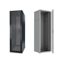 Дверь для шкафа TS,T2 стеклянная 42U Ширина 600 черная Netko