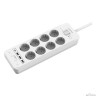 Harper Сетевой фильтр с USB зарядкой UCH-650 White PD3.0 (8 роз.,5м.,3xUSB+1xType-C портами, 4000W) {H00003209}