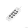 Harper Сетевой фильтр с USB зарядкой UCH-650 White PD3.0 (8 роз.,5м.,3xUSB+1xType-C портами, 4000W) {H00003209}