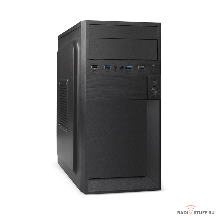 Exegate EX291145RUS Корпус Minitower ExeGate BAA-105U2-01-AAA350 (mATX, БП AAA350 с вент. 8см, 2*USB+2*USB3.0, аудио, черный)