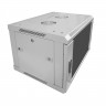 Шкаф настенный 9U серия WMA (Wall Maestro) (600х450х500), передняя дверь стекло, разборный, серый  Netko  "А"