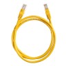Патч-корд Technolink UTP4 cat 5e, 1,0м, ВС, LSZH, желтый, литой коннектор