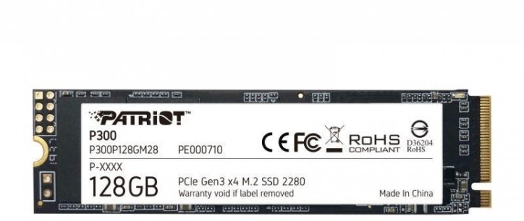 SSD жесткий диск M.2 2280 128GB P300P128GM28 PATRIOT
