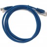 Патч-корд Technolink UTP4 cat 5e, 1,5м, ВС, LSZH, синий, литой коннектор
