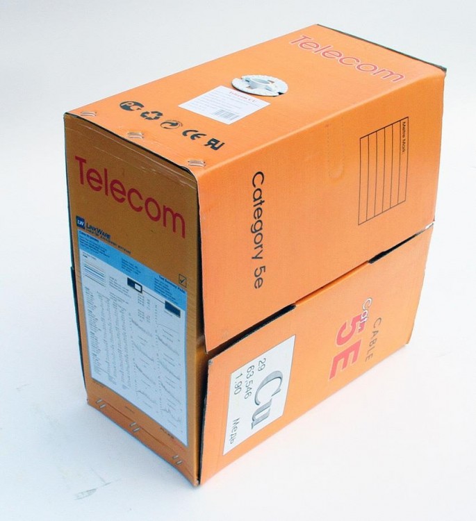 Кабель CAT5E FTP 305M FTP4-TC1000C5EN-CU-OS TELECOM