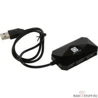 5bites Концентратор HB24-207BK 4*USB2.0 / USB 60CM / BLACK