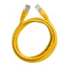 Патч-корд Technolink UTP4 cat 5e, 1,5м, ВС, LSZH, желтый, литой коннектор