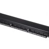Патч-панель FTP, 19", 24 порта RJ45, cat.5е, 1U, Dual Type, черная, NETKO Expert
