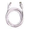 Патч-корд Technolink UTP4 cat 5e, 3,0м, ВС, LSZH, белый, литой коннектор