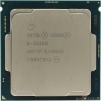 Процессор/ APU LGA1151-v2 Intel Xeon E-2226G (Coffee Lake, 6C/6T,3.4/4.7GHz, 12MB, 80W, UHD Graphics P630) OEM