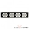 Патч-панель, UTP, cat.5e, 48 портов, Dual Type, 2U, 19", 5bites