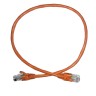Патч-корд Technolink UTP4 cat 5e, 0,5м, ВС, LSZH, оранжевый, литой коннектор