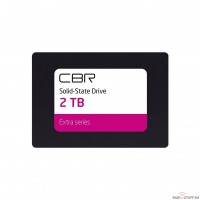 CBR SSD-002TB-2.5-EX21, Внутренний SSD-накопитель, серия "Extra", 2048 GB, 2.5", SATA III 6 Gbit/s, Phison PS3112-S12, 3D TLC NAND, DRAM, R/W speed up to 550/530 MB/s, TBW (TB) 3370