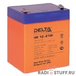 Delta HR 12-21W (5 А\ч, 12В) свинцово- кислотный  аккумулятор  