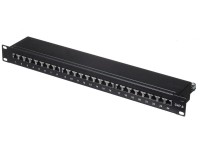 Патч-панель FTP, 19", 24 порта RJ45, cat.6, 1U, Dual Type, NETKO Expert CKC