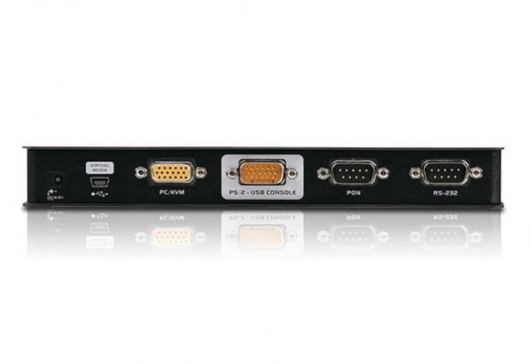 KVM-переключатель Aten CN8000A-AT-G, PS2 USB 1PORT IP VGA 