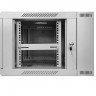 Шкаф настенный 12U серия DUO (600х550х636), 32х секционный, откидной, передняя дверь металл, собранный, серый Netko